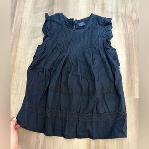 GAP GIRLS NAVY SLEEVELESS TOP